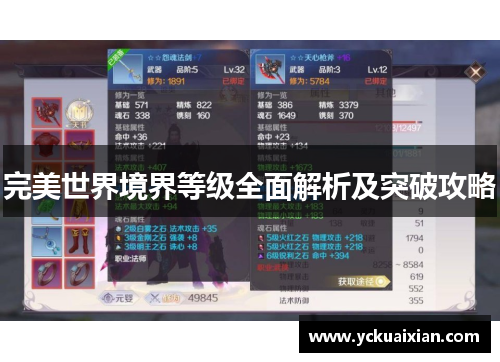 完美世界境界等级全面解析及突破攻略